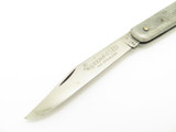 Vintage Queen 45E Big Chief Stainless Large 5" Folding Lockback Knife (broken)