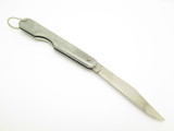 Vintage Queen 45E Big Chief Stainless Large 5" Folding Lockback Knife (broken)