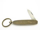 Vintage 78-82 Parker Brothers Seki Japan Brass Dog & Horse Folding Knife