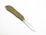 Vintage Imai Proto 5 Seki Japan Novelty Brass Dog Folding Pocket Knife