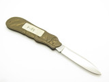 Vintage Seizo Imai Prototype 5 Seki Japan Novelty Brass Dog Folding Pocket Knife