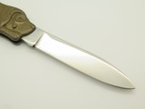 Vintage Seizo Imai Prototype 5 Seki Japan Novelty Brass Dog Folding Pocket Knife