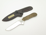 Vintage Seizo Iamai Prototype Seki Japan Novelty Brass Dog Mini Fixed Knife