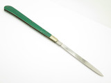 Vintage OMOR #625 Amazon Yasuo Imai Prototype Seki Japan Green Folding Knife