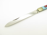 Vintage #656-B Mermaid Yasuo Imai Prototype Seki Japan Blue 5.62" Folding Knife