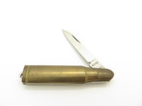 Vintage Rostfrei Bullet German Small 2.5" Brass Folding Pocket Knife