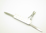 Vintage Seki Japan Stainless Steel Aluminum Small 2.37" Folding Pocket Knife