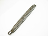 Vintage Unmarked Decorative Metal Handle Double Blade 3.25" Folding Knife