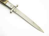 Vintage 1960s E. A. Co. Seki Japan 5" Stag Folding Swing Guard Pocket Knife