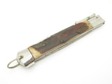 Vintage 1960s E. A. Co. Seki Japan 5" Stag Folding Swing Guard Pocket Knife