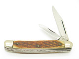 Vintage 1960s Eye XL Schlieper Jigged Bone Seki Japan 2.75" Folding Pocket Knife