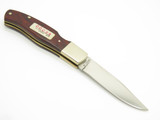 Vintage Browning 152 Limited Edition Seki Japan Wood 3.75" Folding Pocket Knife
