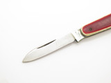 Vintage 1960s Seki Japan 2.25" Stainless Red Folding Pocket Knife