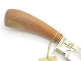Rare Custom Mauricio C. Daletzky Gaucho Jamwood Fixed Knife 4.5" Blade