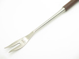 6 Mid Century Danish Modern Style Japan Wood Two Prong Forks