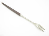 6 Mid Century Danish Modern Style Japan Wood Two Prong Forks