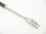 6 Mid Century Danish Modern Style Japan Wood Two Prong Forks