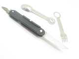 Vintage 1980s Tatou Camping Multi Tool Knife France Inox Can Opener Utensils