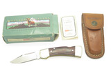 Vintage Western Cutlery 534 Wood Handle Folding Hunter Lockback Pocket Knife