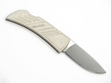 Vintage Boker Germany Ceramic 2030 Small Titanium Folding Lockback Pocket Knife