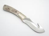 Vtg Explorer Seki Japan Tak Fukuta Serrated Guthook Fixed Knife Blade Blank