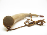 Custom 13.75" John Nelson Idaho French Indian War Mountain Man Black Powder Horn