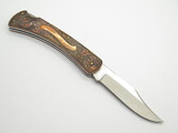 Vtg Parker Custom Seki Japan Renaissance Copper Scroll Folding Knife
