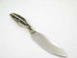 Vtg Grohmann DH AG Russell 1 Belt Fixed Blade Hunting Knife Stag DHR-H1s Mint