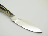 Vtg Grohmann DH AG Russell 1 Belt Fixed Blade Hunting Knife Stag DHR-H1s Mint
