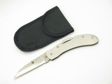 Vintage Explorer Seki Japan Stainless Serrated Folding Lockback Pocket Knife