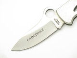Vtg Fury 10095 Crocodile Japan Stainless Folding Pocket Knife