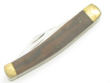 Vintage 1970s Explorer Imai Seki Japan Folding Ebony Trapper Slipjoint Knife