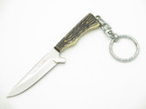 Vintage 1960s Mascot Miniature Mini Keychain 4.5" Fixed Blade Knife