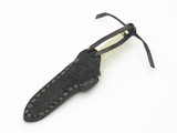 Custom Handmade Canada Miniature Mini 2.5" Fixed Damascus Blade Knife