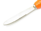 Vintage 1970s Carrot Seki Japan 5.75" Stainless Steel Fixed Blade Cheese Knife