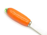 Vintage 1970s Carrot Seki Japan 5.75" Stainless Steel Fixed Blade Cheese Knife