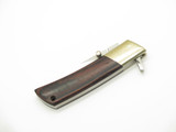 Vtg Aristocrat Majestic Seki Japan AUS-8 Wood 3.5" Folding Pocket Knife (Blem7)