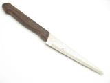 Vintage Gourmet Kitchen Set of 4 Seki Japan Wood Partially Serrated Steak Knives