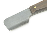 Vintage '80s Carbon Steel Seki Japan 5.75" Serrated Wood Carving Tool Knife