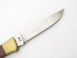 Vtg American Blade Parker Seki Japan Wood Handle Folding Hunter Knife