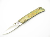 Vtg Aristocrat Majestic Seki Japan AUS-8 Wood 3.5" Folding Pocket Knife (Blem10)