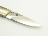 Vtg Aristocrat Majestic Seki Japan AUS-8 Wood 3.5" Folding Pocket Knife (Blem11)