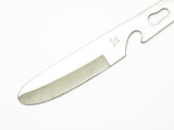 Vintage '80s Seki Japan 6.5" Stainless Serrated Fixed Knife from Utensil Kit