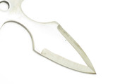 Vintage 1980s Haller Seki Japan 3.25" Blade Stainless push Dagger (Unmarked)