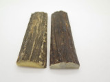 Vintage 4.6 x 1.3 India Sambar Stag Scale Slab Knife Making Handle Grip Blank
