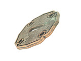Vintage 1980s Seki Japan Bronze Tone Tsuba 2.75" x 2.87"