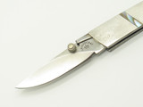 Vtg Aristocrat Majestic Seki Japan Sm AUS8 Folding Leverlock Pocket Knife Blem