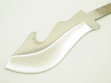 Vtg Explorer Seki Japan Tak Fukuta AUS8 Guthook Fixed Knife 4.25" Blade Blank