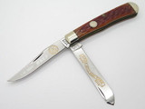 1992 Queen City Sargent NKCA Club Trapper Folding Pocket Knife In Case