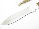 Vtg 1980s Magnum Tak Fukuta 440 Fixed Dagger Knife Making 6" Blade Blank